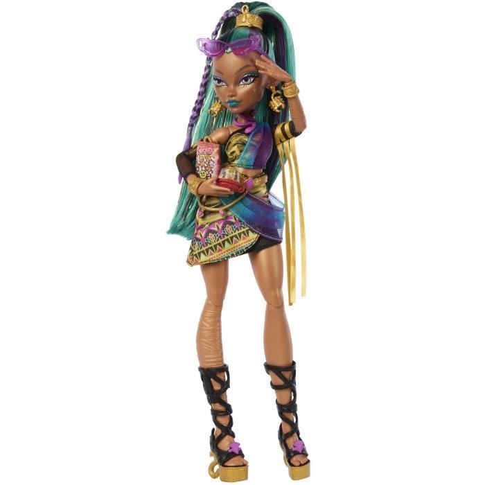 Monster High - Bambola Nefera De Nile - Con Accessori Sontuosi E 7 - Monster High - Jdr48