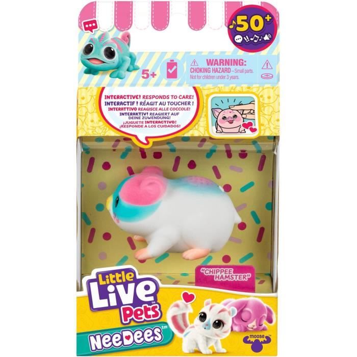 Needes - Little Live Pets - Serie 2 - Animali Domestici Elettronici - Scatola Da 9 Modelli Casuali