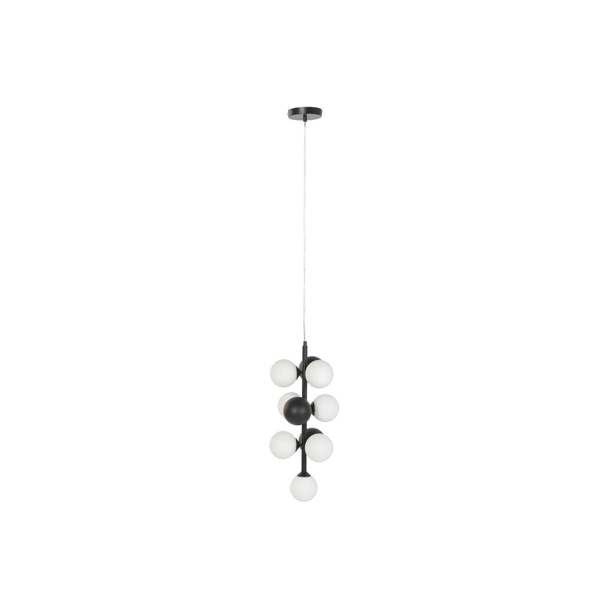 Lampadario Home Esprit Bianco Nero - Image 4
