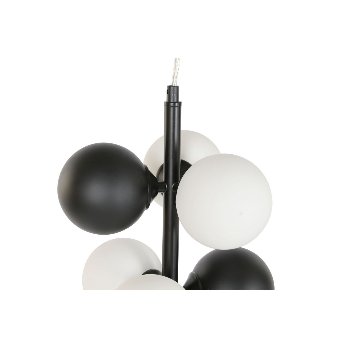 Lampadario Home Esprit Bianco Nero - Image 5