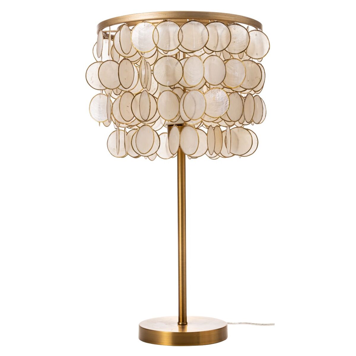 Lampada Da Tavolo Home Esprit Beige Dorato 50 W 220 V