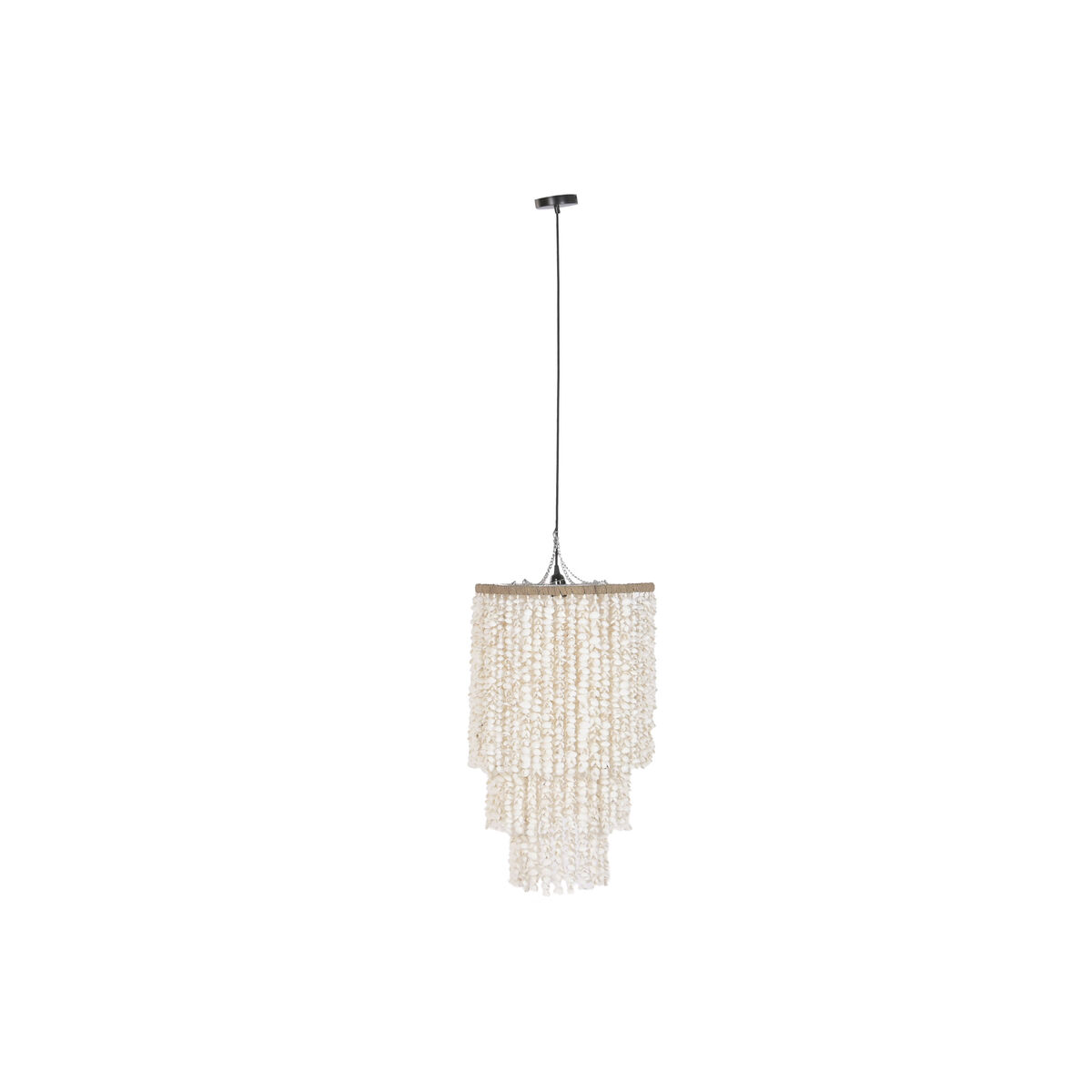 Lampadario Home Esprit Bianco Conchiglie 50 W 40 X 40 X 70 cm