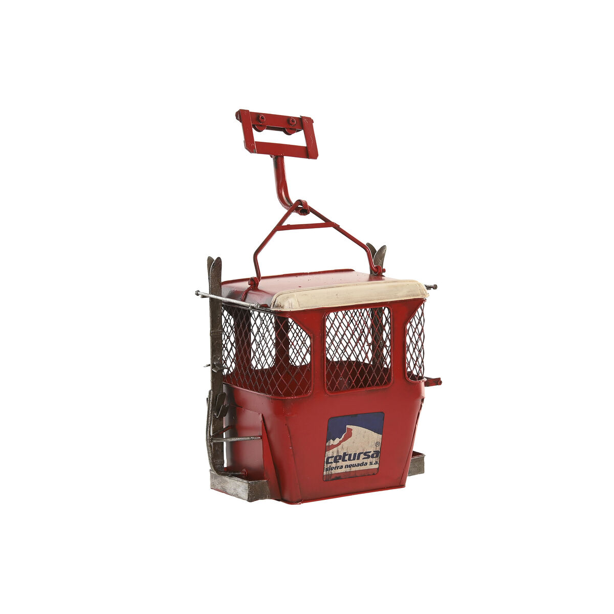 Statua Decorativa Home Esprit Rosso Vintage 18 X 12 X 18 cm