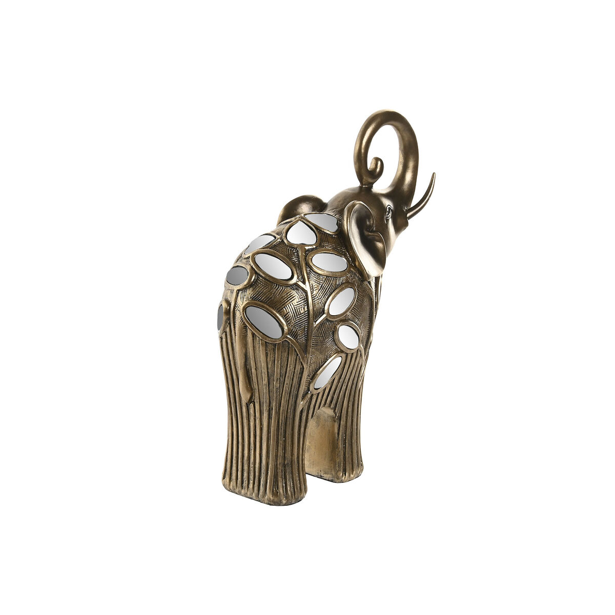 Statua Decorativa Home Esprit Bronce Elefante 19 X 9 X 25,5 cm - Image 3