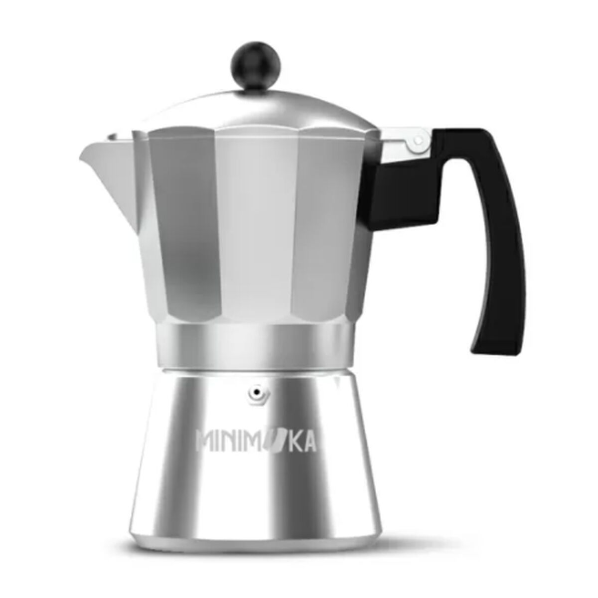 Caffettiera Italiana Taurus Kcp9006 6t Argentato Acciaio Inossidabile Alluminio 6 Tazze