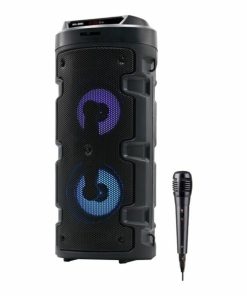 Altoparlante Bluetooth Con Microfono Karaoke Elbe AlT-88 10w Nero