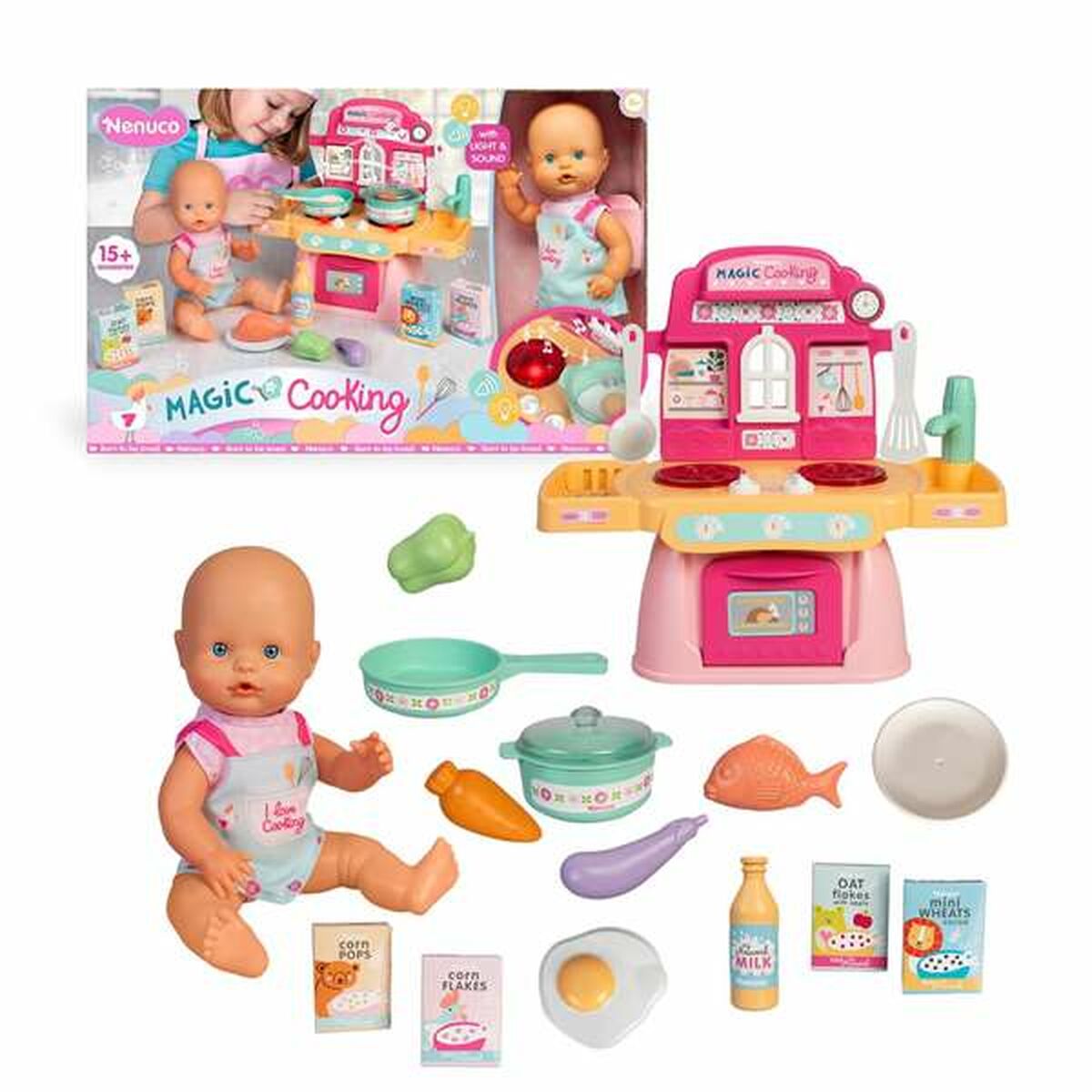 Baby Doll Famosa Magic Cooking 30 cm