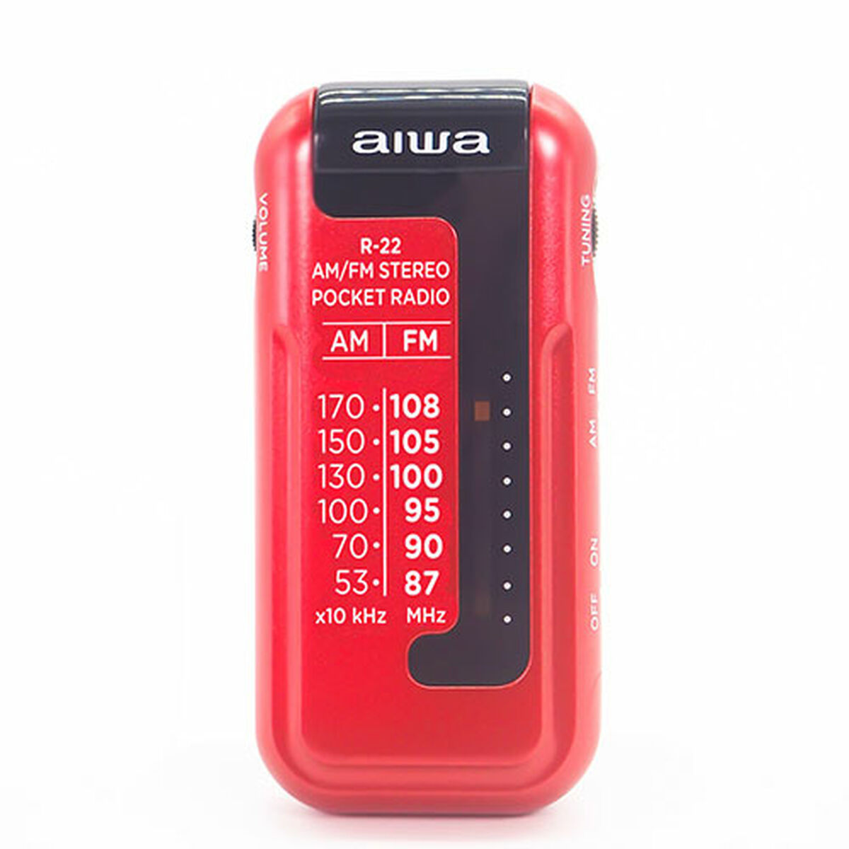 Radio Portatile Aiwa R22rd Rosso