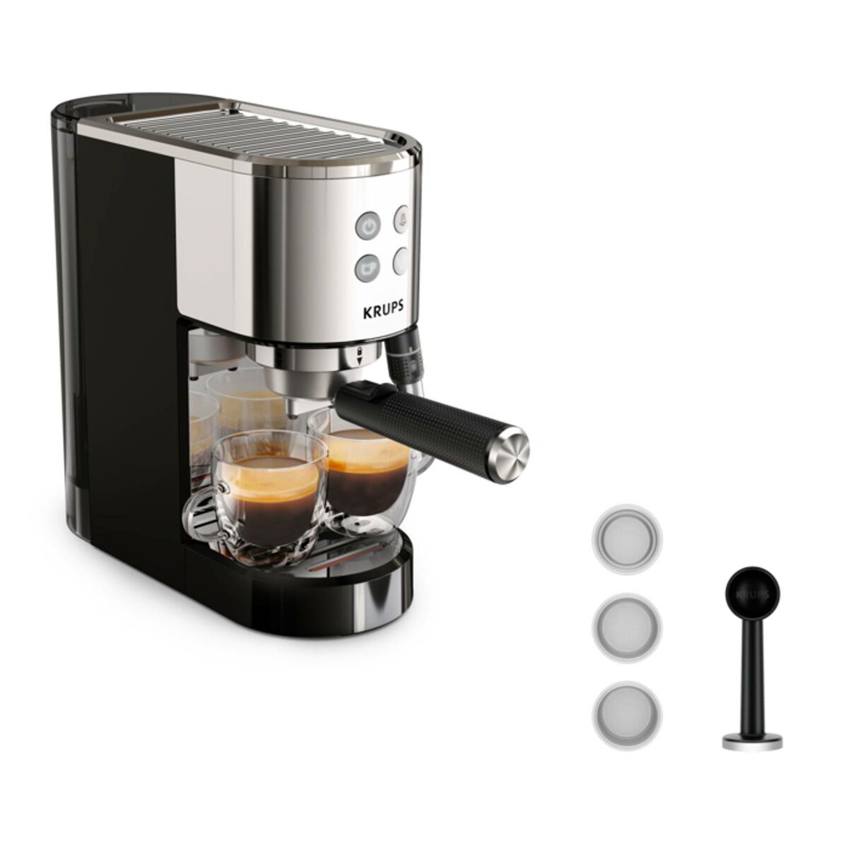 Caffettiera Express A Leva Krups Xp440c 1350 W Acciaio