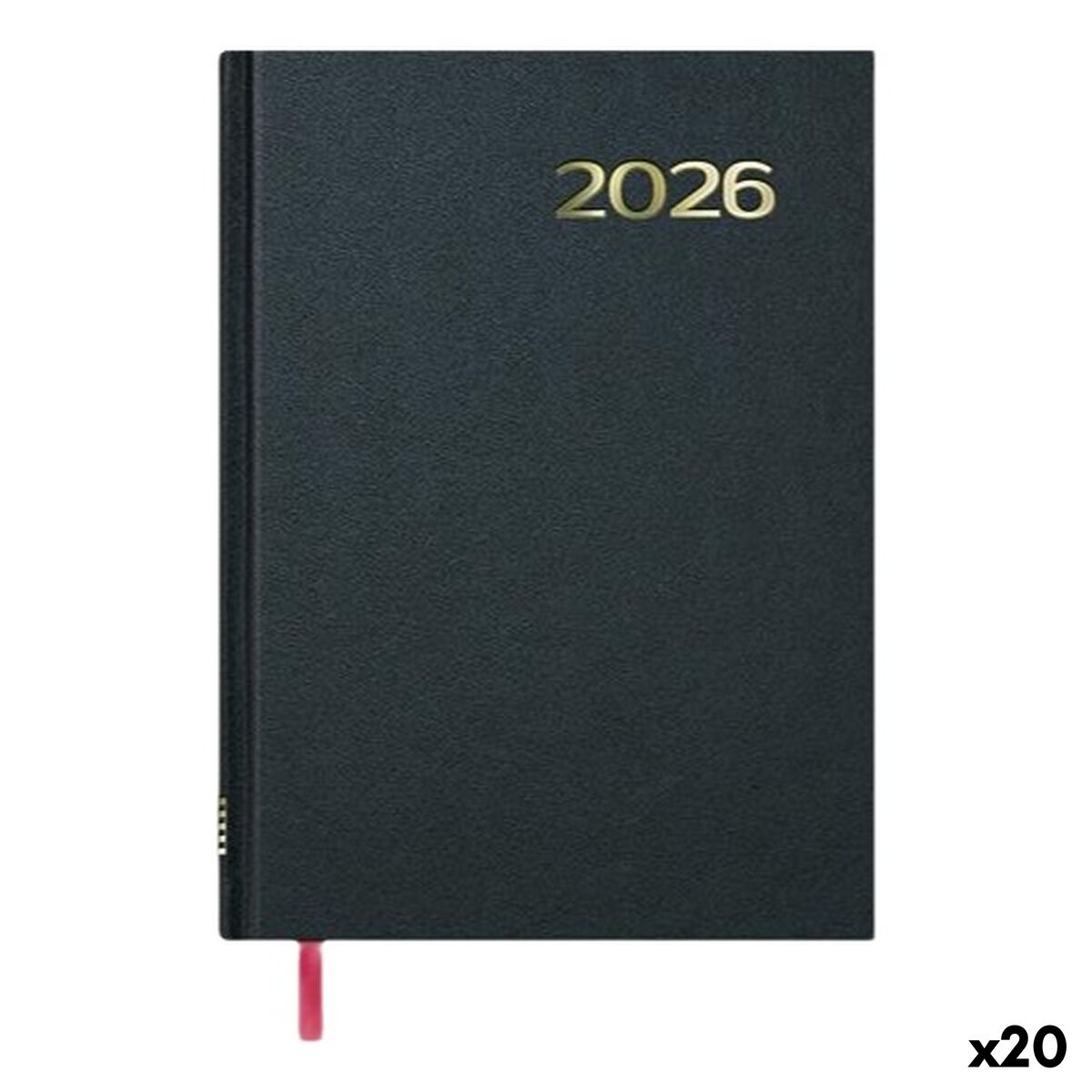 Agenda Dohe Síntex Nero 14 X 20 Cm 2026 (20 Unità)