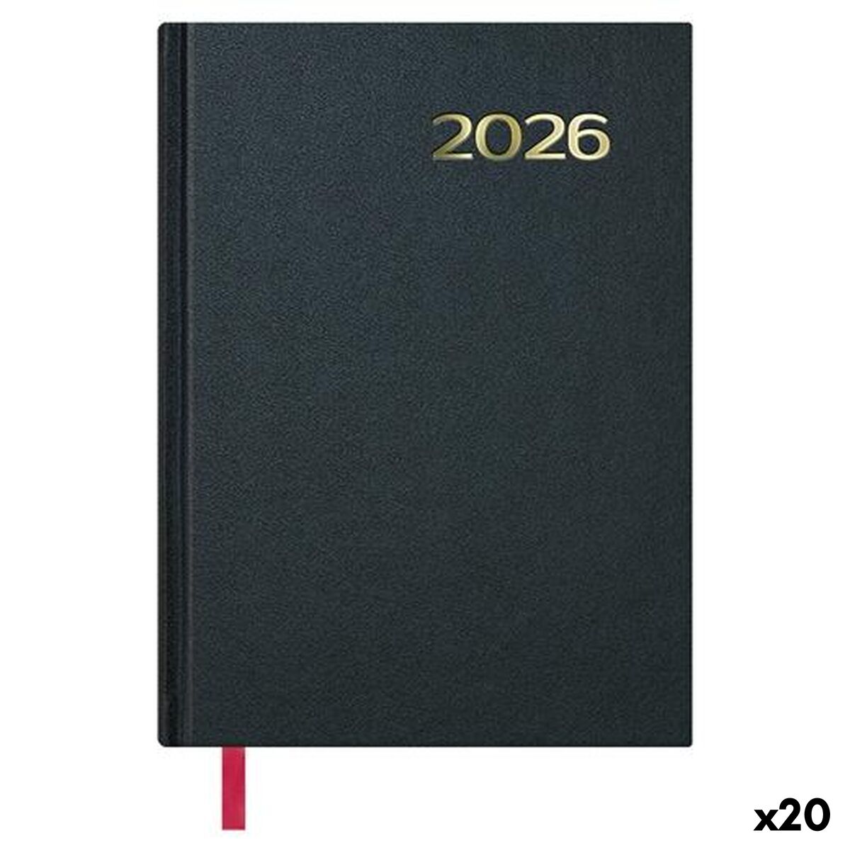 Agenda Dohe Síntex Nero 14 X 20 Cm 2026 (20 Unità)