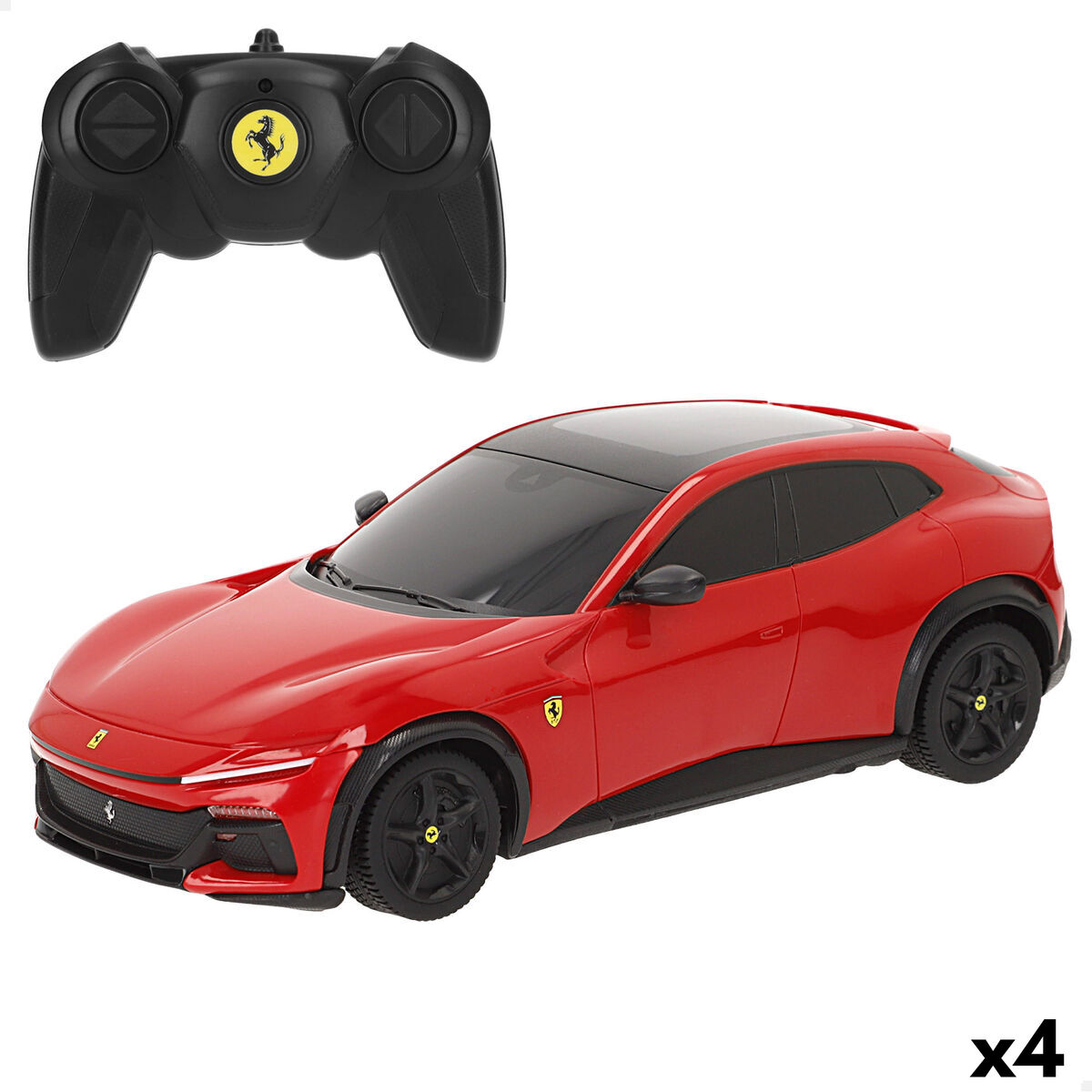 Macchinina Radiocomandata Ferrari Purosangue 1:24 20 X 6 X 9 Cm (4 Unità)