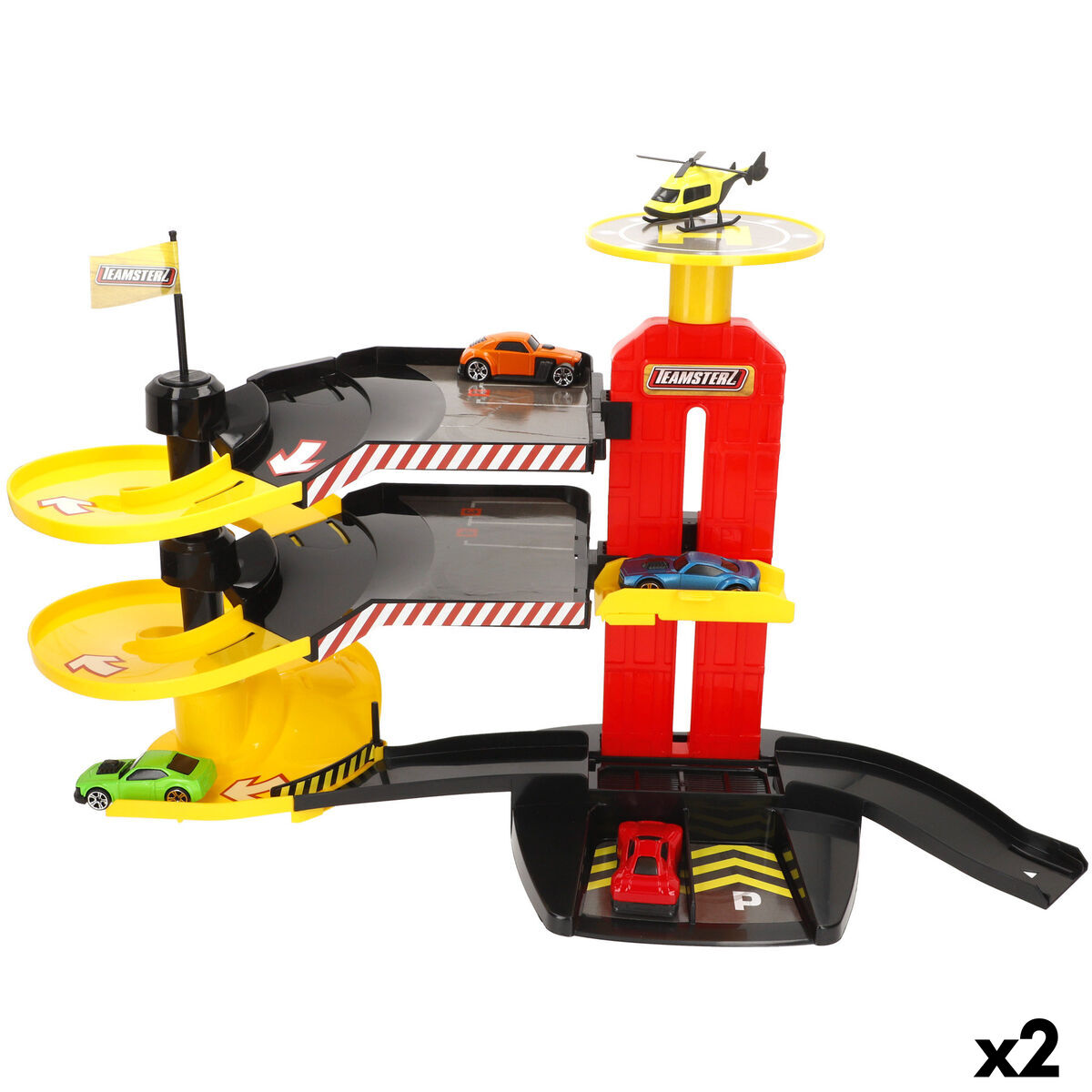 Parcheggio Con Veicoli 53 X 30 X 24 Cm (2 Unità)