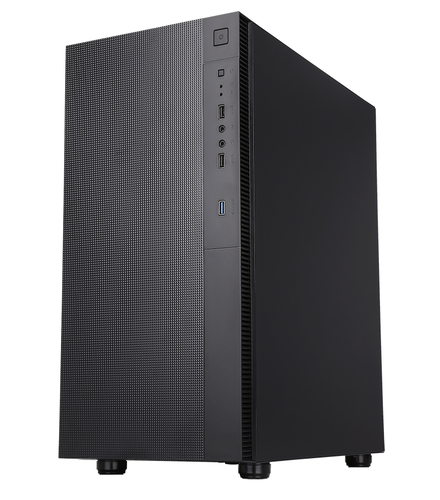 Itek Case Sylent Middle Tower, Psu 500w 80+ Eff, 2xusb3, 3x12cm Fan, Rivest Fonoassorbente