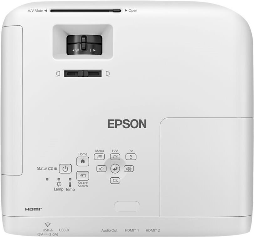 Epson EH-Tw840 - 3-LcD-Projektor - Tragbar - 4000 Lm (weiß) (v11hb63040)