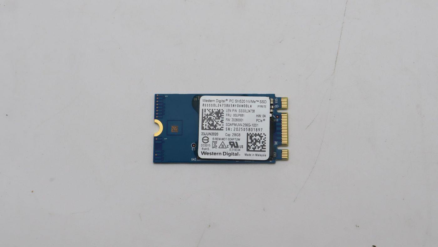 Lenovo Ssd M.2 Pcie Nvme Fru Ssd (00up681)