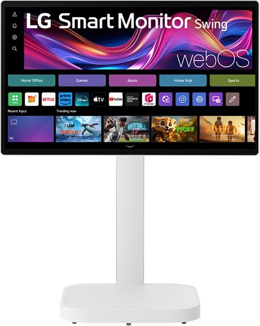 Lg Smart Monitor Swing 32u889sA-W 32 Zoll Ips Panel Fhd Auflösung (3840x2160), 5ms Gtg 60hz, Hdr 10 (32u889sA-W.aeu)