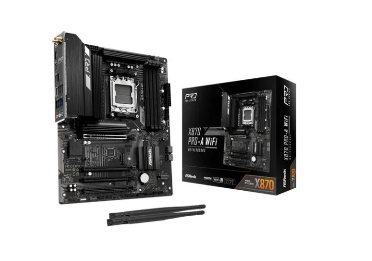 Asrock X870 PrO-A Wifi Am5 Atx Hdmi/usB-C Ddr5 (90-Mxbt6-A0uayz)