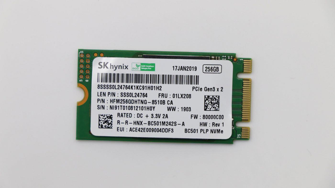 Lenovo Ssd 256gb M.2 Pcie Nvme (01lx208)