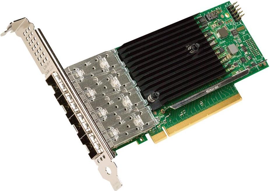 Intel Ethernet Network Adapter E810-Xxvda4 - Netzwerkadapter - Pcie 4,0 X16 LoW-Profile - 10/25 Gigabit Sfp28 X 4 (e810xxvda4lg1p5)