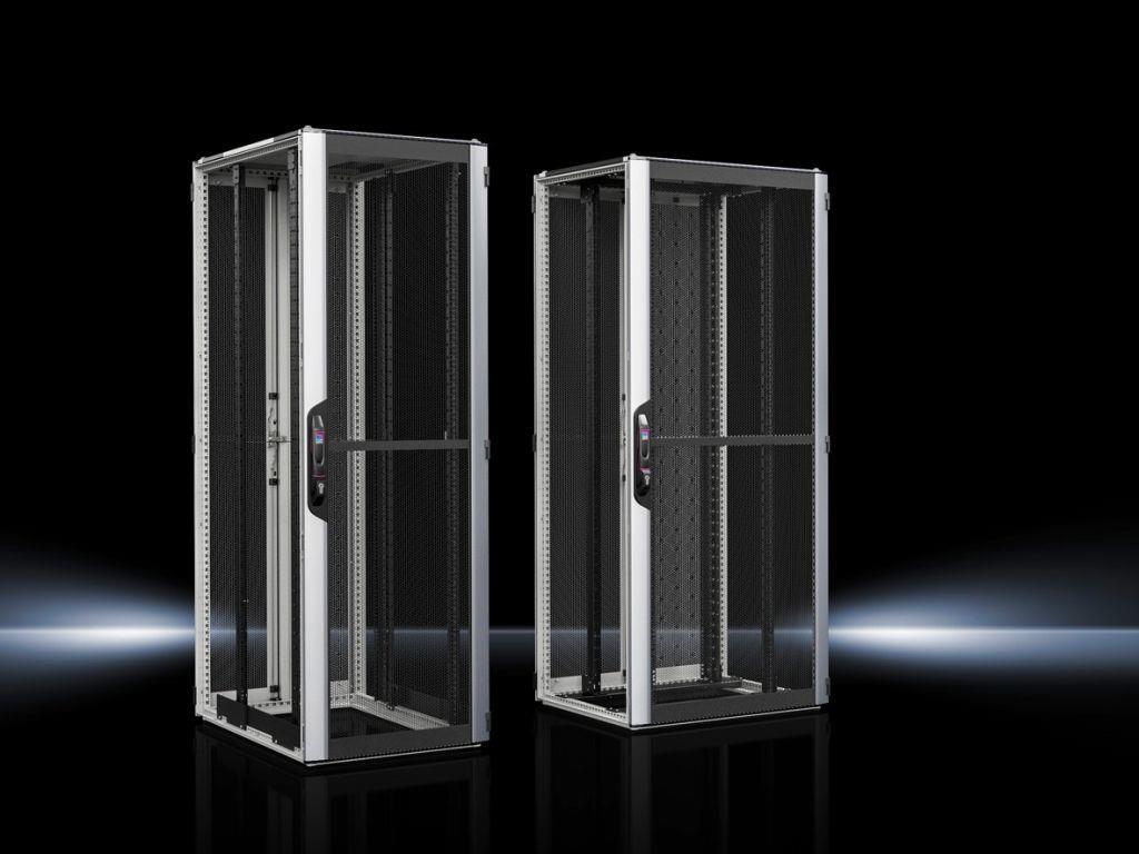 Rittal Vx It - Schrank - Netzwerkschrank - Silber, Ral 7035, Ral 9005 - 42he - 48.3 Cm (19")