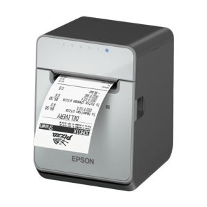 Epson TM-L100, 8 Punkte/mm (203dpi), Cutter, Linerless, Usb, Lightning, Bt, Ethernet, Schwarz Etikettendrucker, Thermodirekt, Auflösung: 8 Punkte/mm