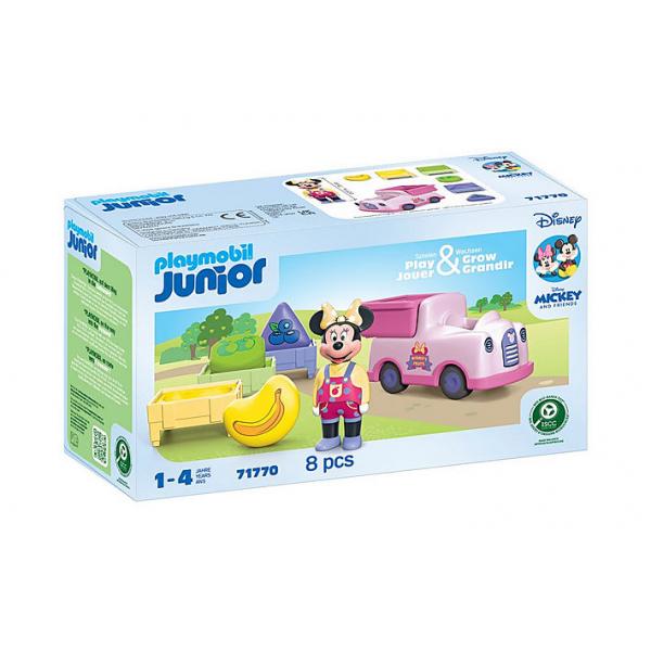 Playmobil Junior 71770 Minnie Con Carretto Della Frutta, Disney, 8 Pezzi, Dai 12 Mesi