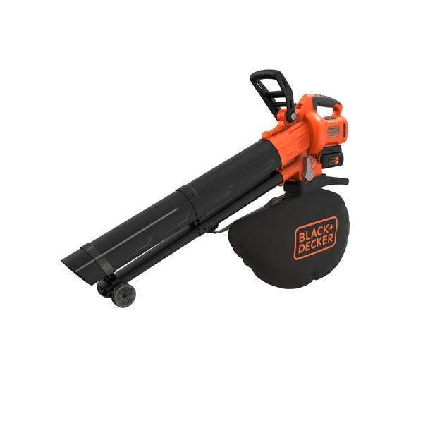 SoffiatorE-Trituratore Aspiratore Black+decker 36v - Con Batteria E Caricabatteria - Sacco 45l