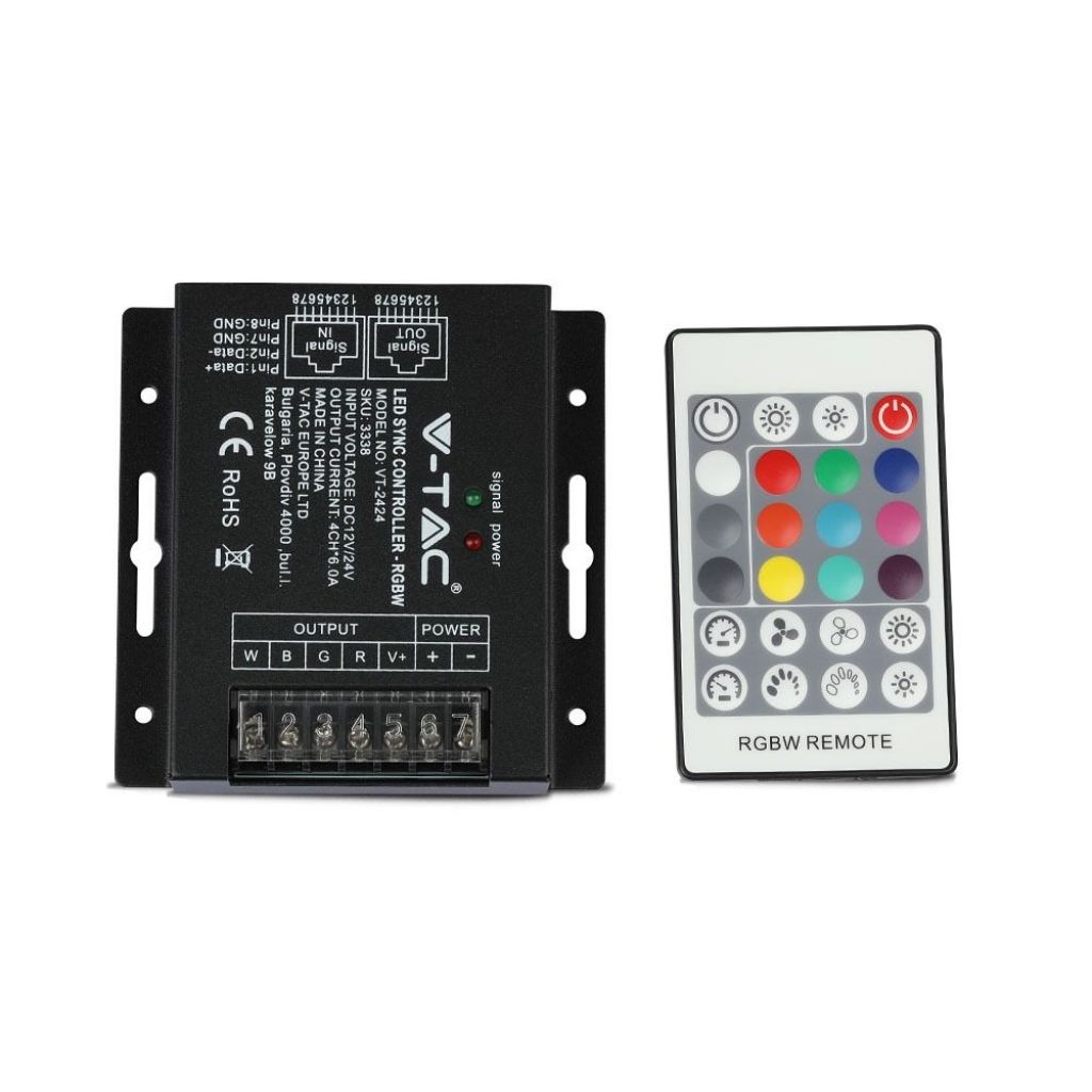 Led Rgbw Sync Controller With 24b Bf Dimmer
