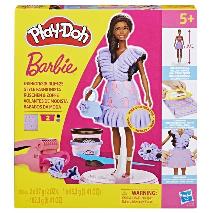 Set Di Pasta Modellabile PlaY-Doh Barbie Fashionista Style