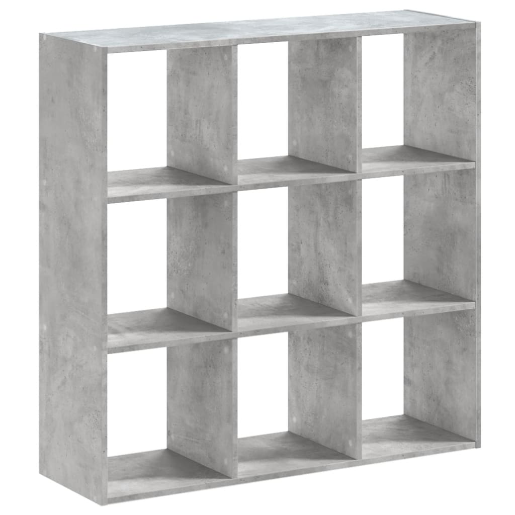 Libreria Grigio Cemento 102x32x102 Cm In Legno Multistrato - Image 2