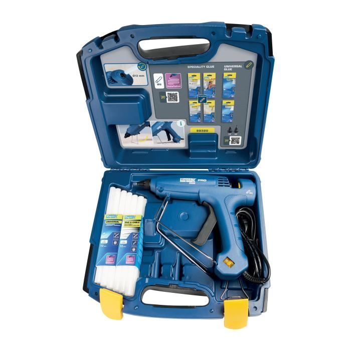 Rapid - Pistola Per Colla Eg320 - Confezione Pro 1000g/h + Colla 24 Stick - Image 3
