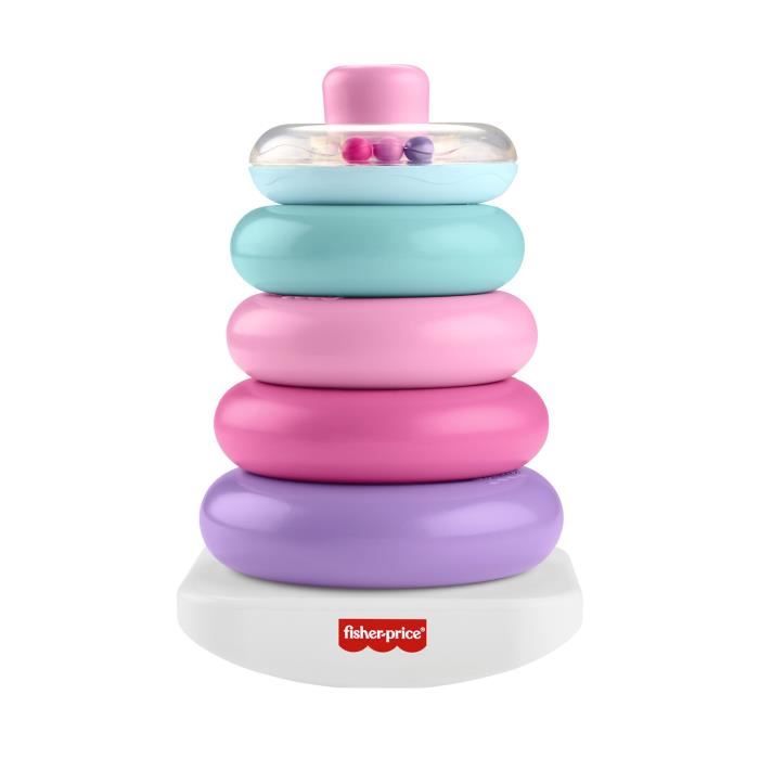 FisheR-Price Piramide Arcobaleno Giocattolo Attività Impilabile Per Bambini FisheR-Price Jgp94