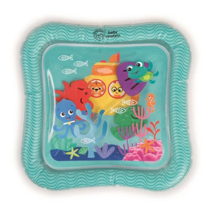Tappetino Per L'acqua - Baby Einstein Ocean Explorers Sensory Splash Water Mat - Giochi Sulla Pancia O Da Seduti - Da 0 A 36 Mesi