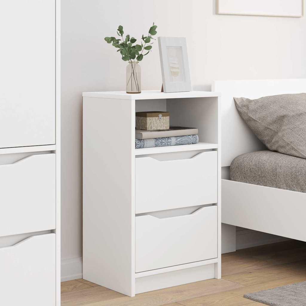 Comodini 2 Pcs Bianco 40 X 30 X 467 Cm Legno Multistrato - Image 4
