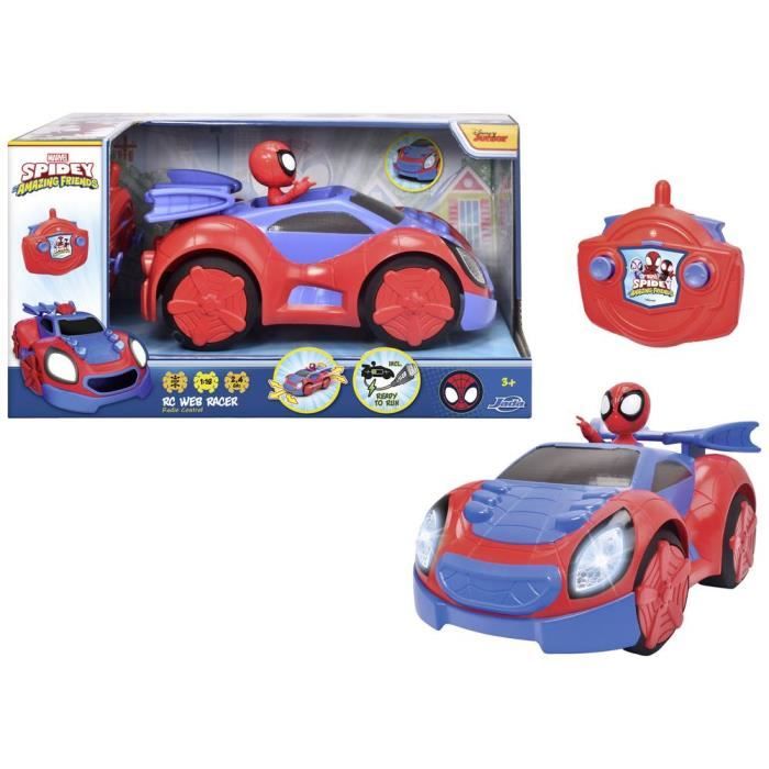 Spidey - Auto Radiocomandata - 27cm - Funzione Turbo - Batteria Ricaricabile Tramite Cavo Usb