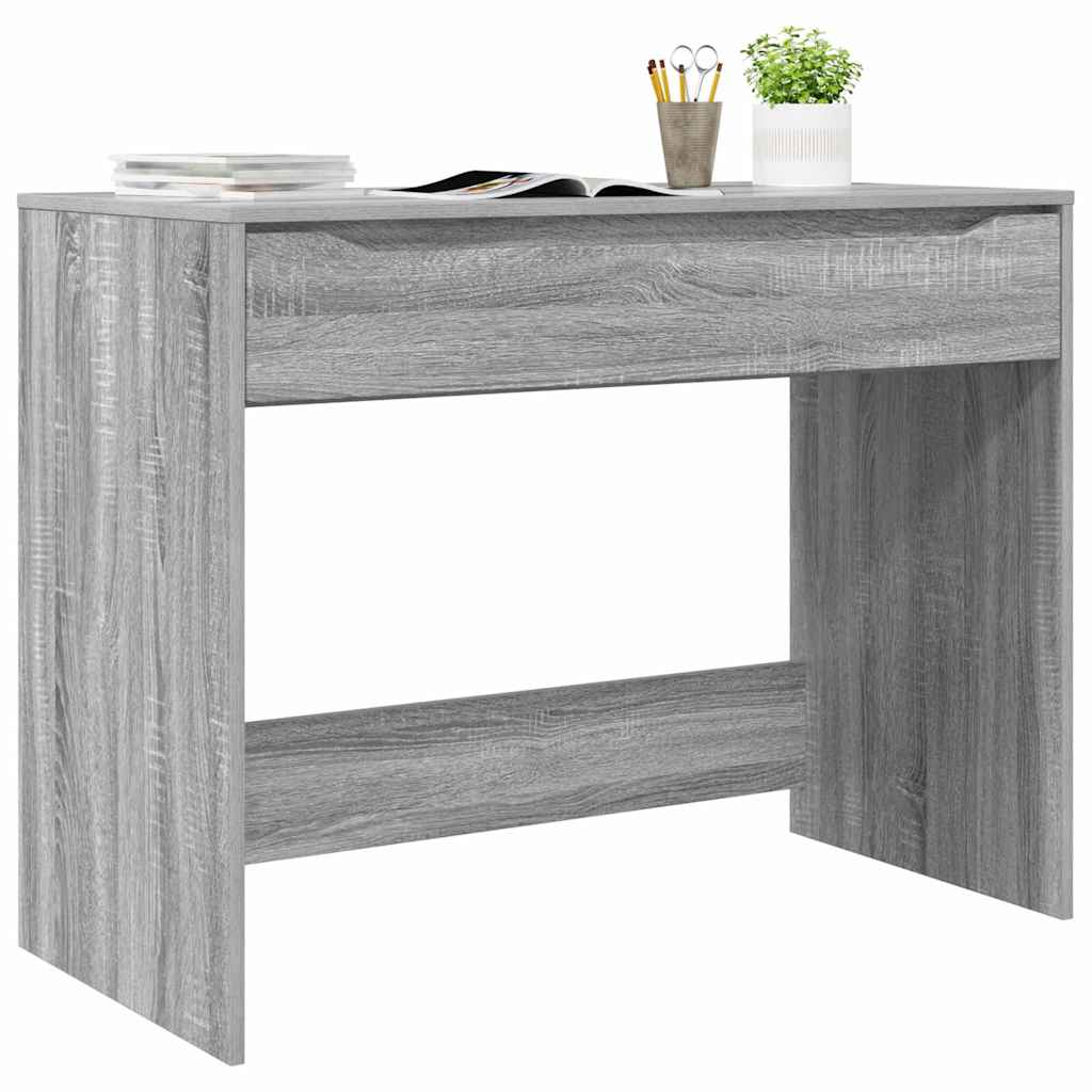 Scrivania Grigio Sonoma 100 X 50 X 78 Cm Legno Multistrato - Image 3