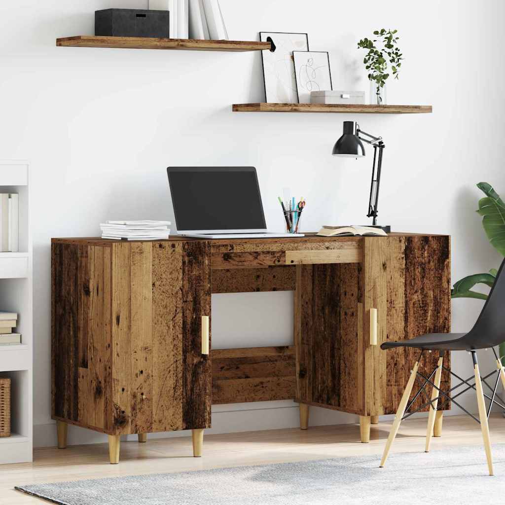 Scrivania Legno Vecchio 140 X 50 X 75 Cm Legno Multistrato