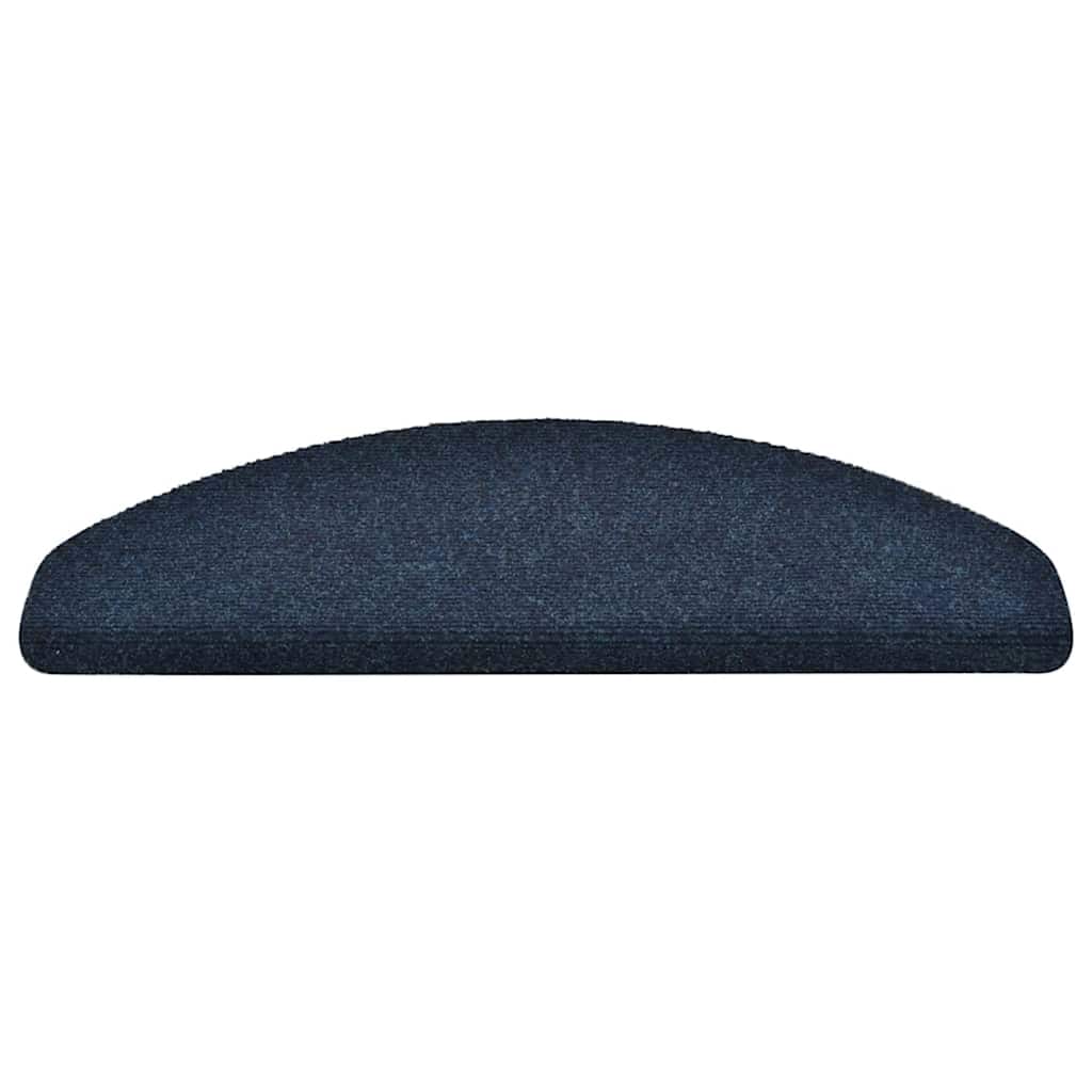 Tappetini Per Scale Autoadesivi 20 Pz 65x21x4 Cm Blu Navy Semicircolari Grandi - Image 3