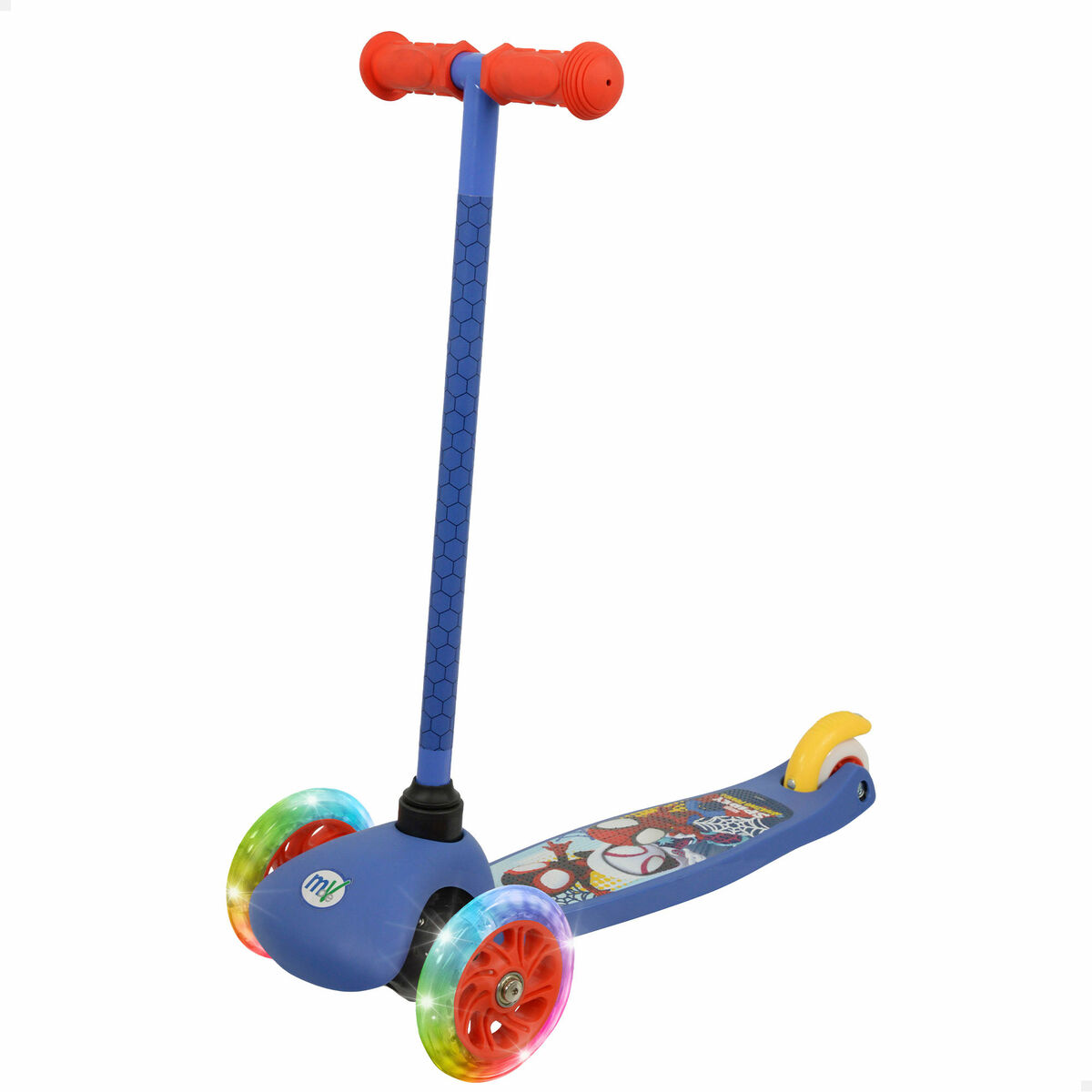 Monopattino Scooter Spidey Gomma Metallo Plastica