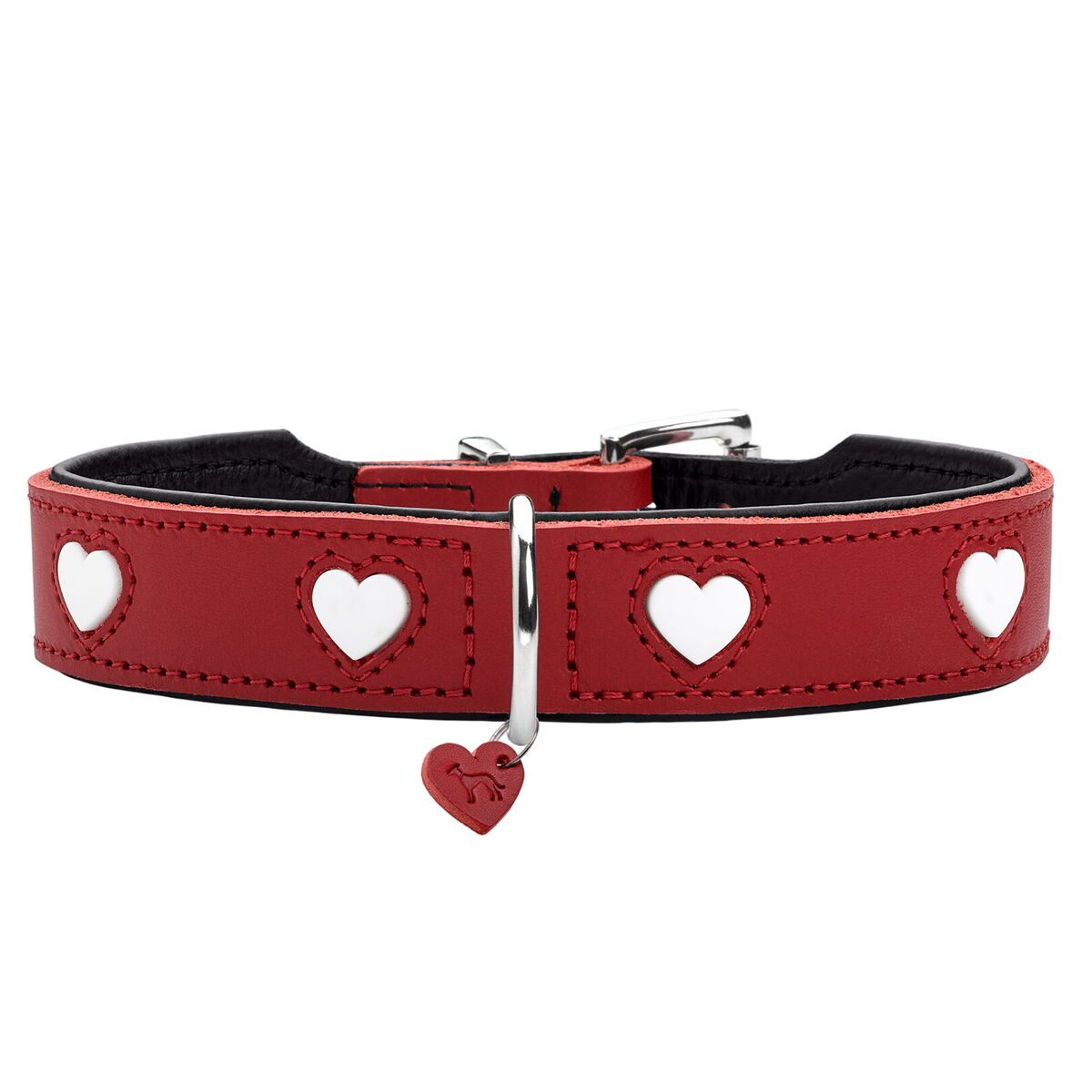 Collare Per Cani Hunter Love M/l 47-54 Cm Rosso