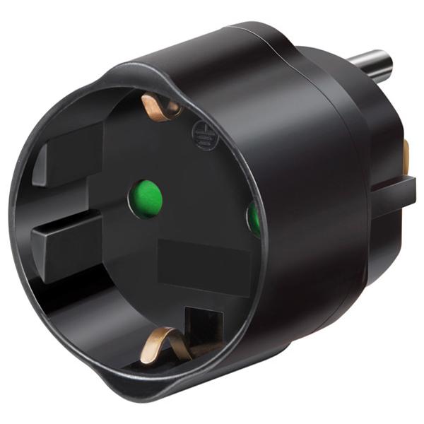 Adattatore Da Viaggio Brennenstuhl, 250 V, 15 A, Nero