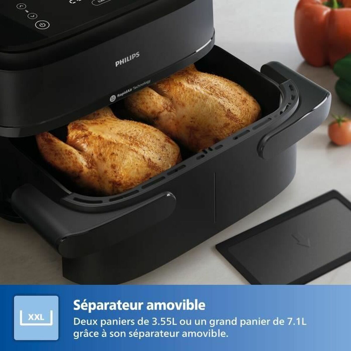 Friggitrice Ad Aria Philips Nero - Image 6