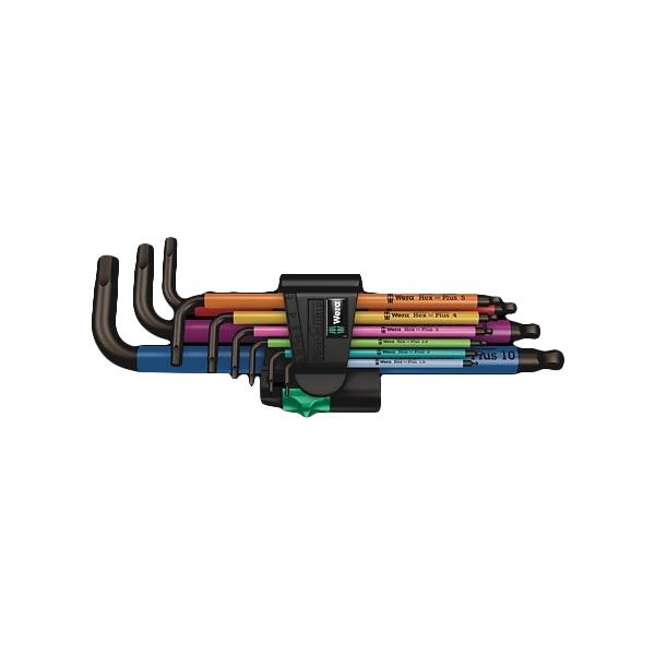 Wera 950/9 HeX-Plus - InbusschlüsseL-Set - 9 Stücke