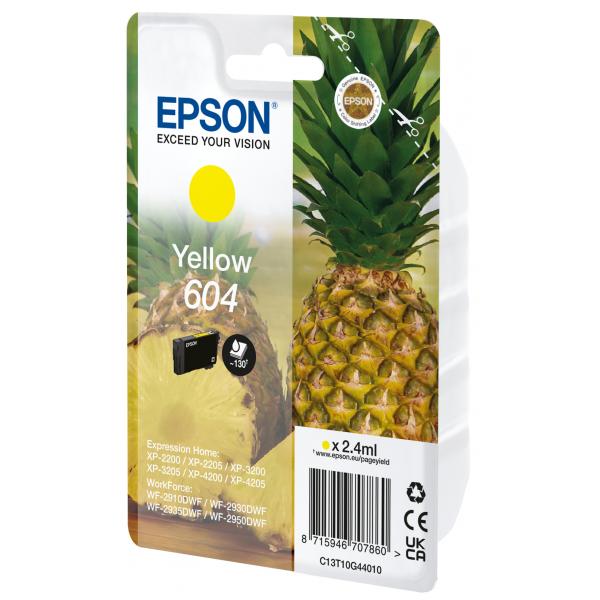 Epson 604 Confezione Singola - 2,4 Ml - Gialla - Originale