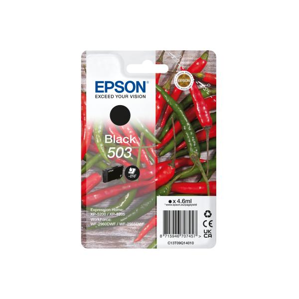 Epson 503 - 4,6 Ml - Nero - Originale - Blister Con Segnale Di Allarme Rf/acustico