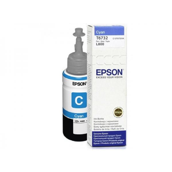 Epson T6732 - 70 Ml - Ciano - Originale - Ricarica Inchiostro