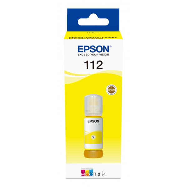 Epson Ecotank 112 - 70 Ml - Giallo - Originale - Ricarica Inchiostro