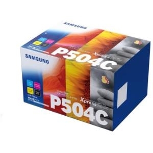 Samsung Toner ClT-P504c - Rainbow Kit (c/m/y/k) - Kapazität: Bk: 2.500 Seiten, C/m/y: Je 1.800 Seiten (clT-P504c/els)