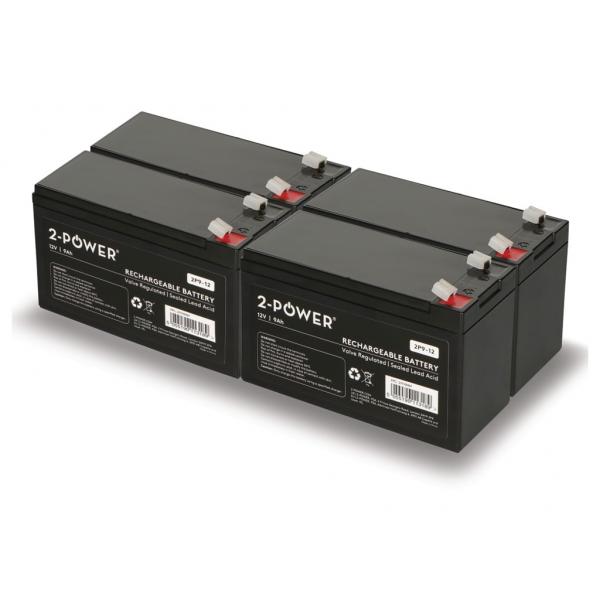 2-Power Bun0246a Batteria Ups Acido Piombo [vrla] 12 V 9 Ah (replacement Battery Kit [cells Only])